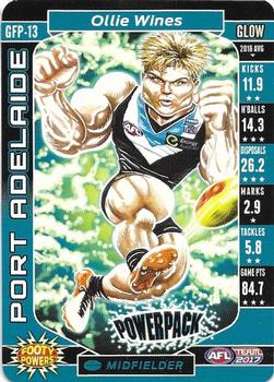 2017 Team Zone AFL Team - Footy Powers Glow #GFP-13 Ollie Wines Front